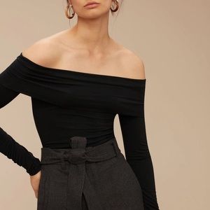 Aritzia off-the-shoulder top